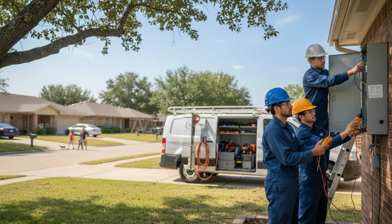 Certified electrician providing emergency electrical services in Attica, KS